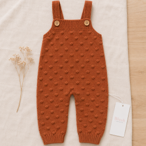 Textured Overalls